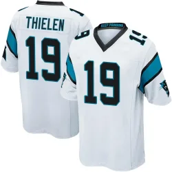 Men's Adam Thielen Carolina Panthers No.19 Game Jersey - White