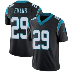 Men's Akayleb Evans Carolina Panthers No.29 Limited Team Color Vapor Untouchable Jersey - Black