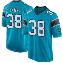 Men's Amare Barno Carolina Panthers No.38 Game Alternate Jersey - Blue