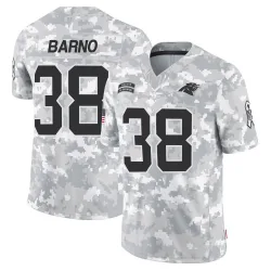 Men's Amare Barno Carolina Panthers No.38 Limited 2024 Salute to Service Jersey - Arctic Camo