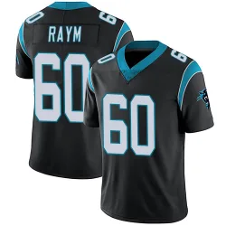 Men's Andrew Raym Carolina Panthers No.60 Limited Team Color Vapor Untouchable Jersey - Black