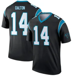 Men's Andy Dalton Carolina Panthers No.14 Legend Jersey - Black