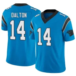 Men's Andy Dalton Carolina Panthers No.14 Limited Vapor F.U.S.E. Jersey - Blue