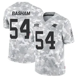 Men's Boogie Basham Carolina Panthers No.54 Limited 2024 Salute to Service Jersey - Arctic Camo