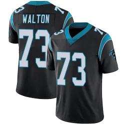 Men's Brandon Walton Carolina Panthers No.73 Limited Team Color Vapor Untouchable Jersey - Black