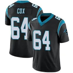 Men's Bryan Cox Carolina Panthers No.64 Limited Team Color Vapor Untouchable Jersey - Black