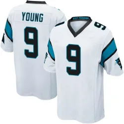 Men's Bryce Young Carolina Panthers No.9 Game Jersey - White