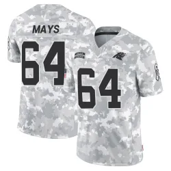 Men's Cade Mays Carolina Panthers No.64 Limited 2024 Salute to Service Jersey - Arctic Camo