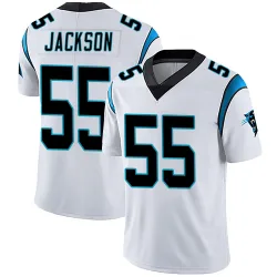 Men's Cam Jackson Carolina Panthers No.55 Limited Vapor Untouchable Jersey - White