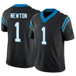 Men's Cam Newton Carolina Panthers No.1 Limited Vapor F.U.S.E. Jersey - Black