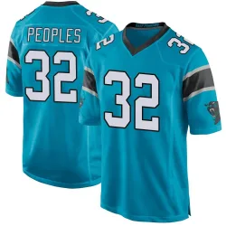 Men's Camerun Peoples Carolina Panthers No.32 Game Alternate Jersey - Blue