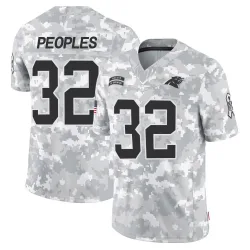 Men's Camerun Peoples Carolina Panthers No.32 Limited 2024 Salute to Service Jersey - Arctic Camo