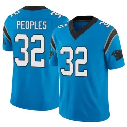 Men's Camerun Peoples Carolina Panthers No.32 Limited Vapor F.U.S.E. Jersey - Blue