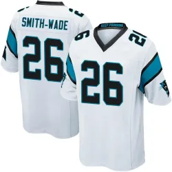 Men's Chau Smith-Wade Carolina Panthers No.26 Game Jersey - White