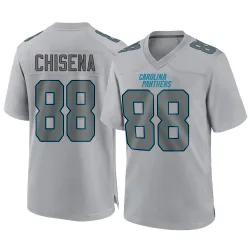 Men's Dan Chisena Carolina Panthers No.88 Game Atmosphere Fashion Jersey - Gray
