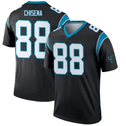 Men's Dan Chisena Carolina Panthers No.88 Legend Jersey - Black