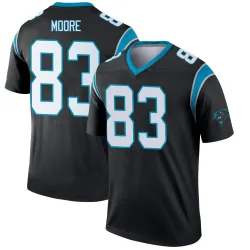 Men's David Moore Carolina Panthers No.83 Legend Jersey - Black