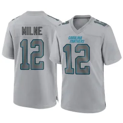 Men's Dax Milne Carolina Panthers No.12 Game Atmosphere Fashion Jersey - Gray