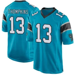 Men's Deven Thompkins Carolina Panthers No.13 Game Alternate Jersey - Blue
