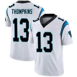 Men's Deven Thompkins Carolina Panthers No.13 Limited Vapor Untouchable Jersey - White
