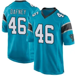 Men's Dominique Dafney Carolina Panthers No.46 Game Alternate Jersey - Blue