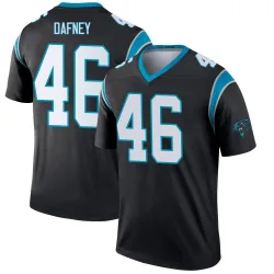Men's Dominique Dafney Carolina Panthers No.46 Legend Jersey - Black