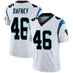 Men's Dominique Dafney Carolina Panthers No.46 Limited Vapor Untouchable Jersey - White