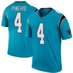 Men's Eddy Pineiro Carolina Panthers No.4 Legend Color Rush Jersey - Blue