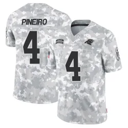 Men's Eddy Pineiro Carolina Panthers No.4 Limited 2024 Salute to Service Jersey - Arctic Camo