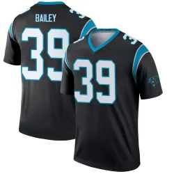 Men's Emani Bailey Carolina Panthers No.39 Legend Jersey - Black