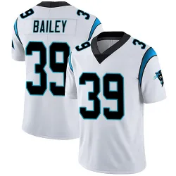 Men's Emani Bailey Carolina Panthers No.39 Limited Vapor Untouchable Jersey - White