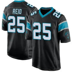 Men's Eric Reid Carolina Panthers No.25 Game Team Color Jersey - Black