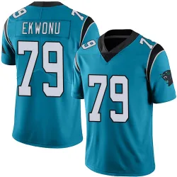 Men's Ikem Ekwonu Carolina Panthers No.79 Limited Alternate Vapor Untouchable Jersey - Blue