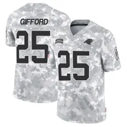 Men's Isaac Gifford Carolina Panthers No.25 Limited 2024 Salute to Service Jersey - Arctic Camo