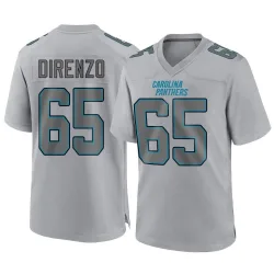 Men's J.D. DiRenzo Carolina Panthers No.65 Game Atmosphere Fashion Jersey - Gray