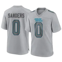 Men's Ja'Tavion Sanders Carolina Panthers No.0 Game Atmosphere Fashion Jersey - Gray
