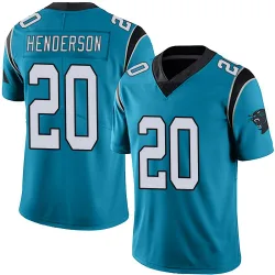 Men's Jack Henderson Carolina Panthers No.20 Limited Alternate Vapor Untouchable Jersey - Blue
