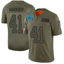 Men's Jacoby Windmon Carolina Panthers No.41 Limited 2019 Salute to Service Jersey - Camo