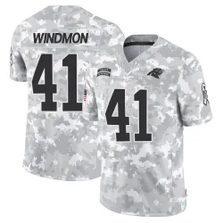 Men's Jacoby Windmon Carolina Panthers No.41 Limited 2024 Salute to Service Jersey - Arctic Camo