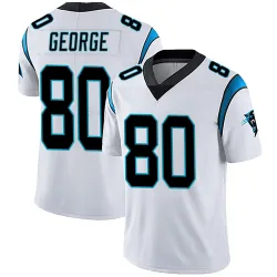 Men's Jacolby George Carolina Panthers No.80 Limited Vapor Untouchable Jersey - White