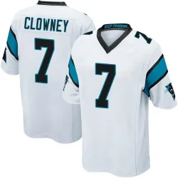 Men's Jadeveon Clowney Carolina Panthers No.7 Game Jersey - White