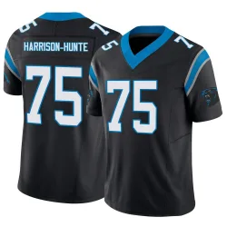 Men's Jared Harrison-Hunte Carolina Panthers No.75 Limited Vapor F.U.S.E. Jersey - Black