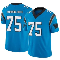 Men's Jared Harrison-Hunte Carolina Panthers No.75 Limited Vapor F.U.S.E. Jersey - Blue