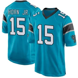 Men's Jimmy Horn Jr. Carolina Panthers No.15 Game Alternate Jersey - Blue