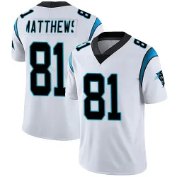 Men's Jordan Matthews Carolina Panthers No.81 Limited Vapor Untouchable Jersey - White