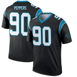 Men's Julius Peppers Carolina Panthers No.90 Legend Jersey - Black