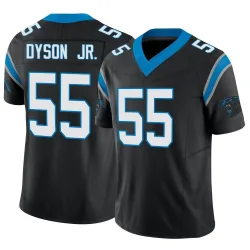 Men's Kenny Dyson Jr. Carolina Panthers No.55 Limited Vapor F.U.S.E. Jersey - Black