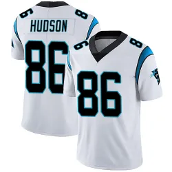 Men's Kobe Hudson Carolina Panthers No.86 Limited Vapor Untouchable Jersey - White