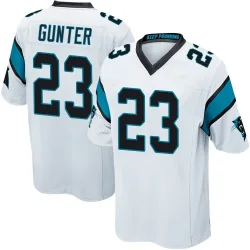 Men's LaDarius Gunter Carolina Panthers No.23 Game Ladarius Gunter Jersey - White