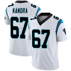 Men's Luke Kandra Carolina Panthers No.67 Limited Vapor Untouchable Jersey - White